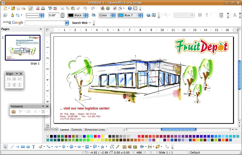 openoffice draw. Open Office Draw: The free