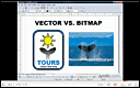 OpenOffice Draw: Vector vs. Bitmap Graphics
